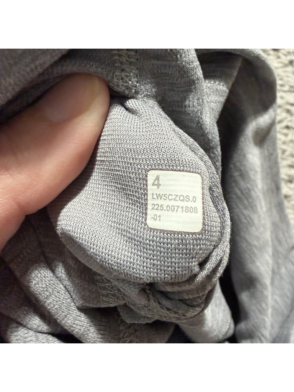 Lululemon Align High-Rise Pant 28” Heathered Core Grey Yoga Leggings Size 4 - Picture 10 of 10